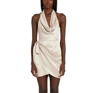 Amanda Uprichard Martine Mini Halter Dress – Size XS – Worn Once